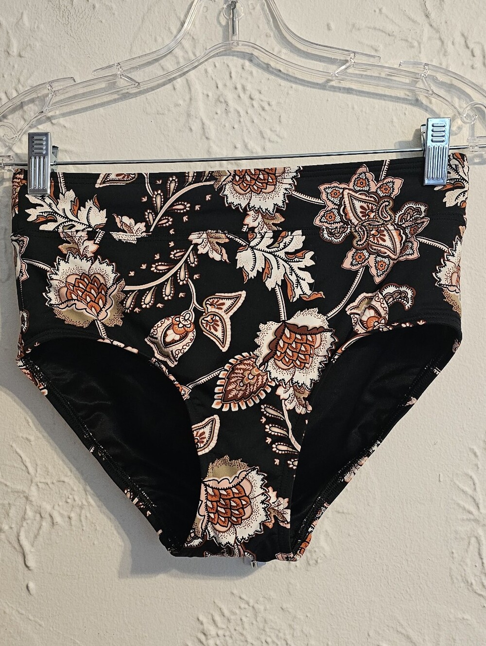 Lands' End Bikini Swim Black NWT Size 2